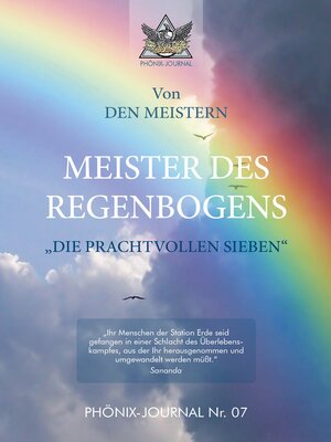 cover image of MEISTER DES REGENBOGENS